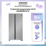 RS62R5001M9 - Tủ lạnh Samsung Inverter 647 lít RS62R5001M9/SV
