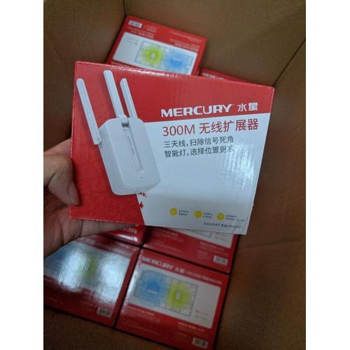 Bộ kích sóng wifi 3 râu Mercury 300M - kích wifi 3 râu