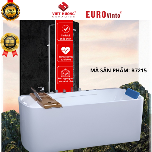 BỒN TẮM NẰM EUROVINTO CAO CẤP MÃ B7215 Giá 36,572,000 Đồng*Miễn phí vận chuyển