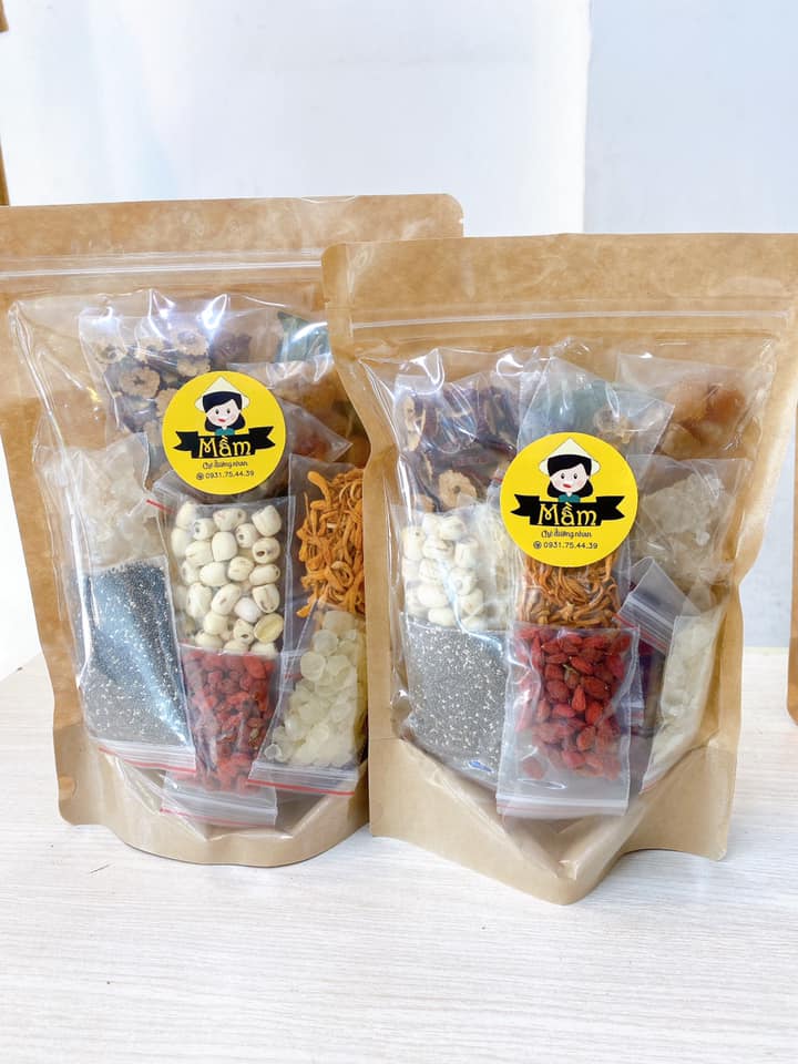 sét chè dưỡng nhan túi 350g gồm 13 vị (nấu được 14-18 chai)