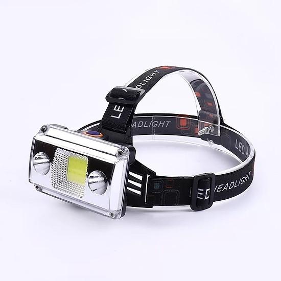 ĐÈN PIN ĐỘI ĐẦU 3 BÓNG 6653 SIÊU SÁNG (4 CHẾ ĐỘ SÁNG) CÔNG SUẤT LỚN HÀNG NHẬP + TẶNG KÈM PIN SẠC