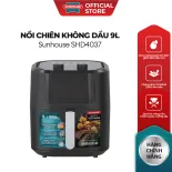 Nồi chiên không dầu 9L Sunhouse SHD4037 - Công nghệ Rapid Air 360 độ - Chống dính Whitford siêu bền - Đa chức năng nấu