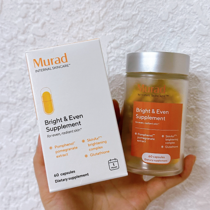 Viên Uống Chống Nắng Sáng Da Murad Bright & Even Supplement 60 Viên