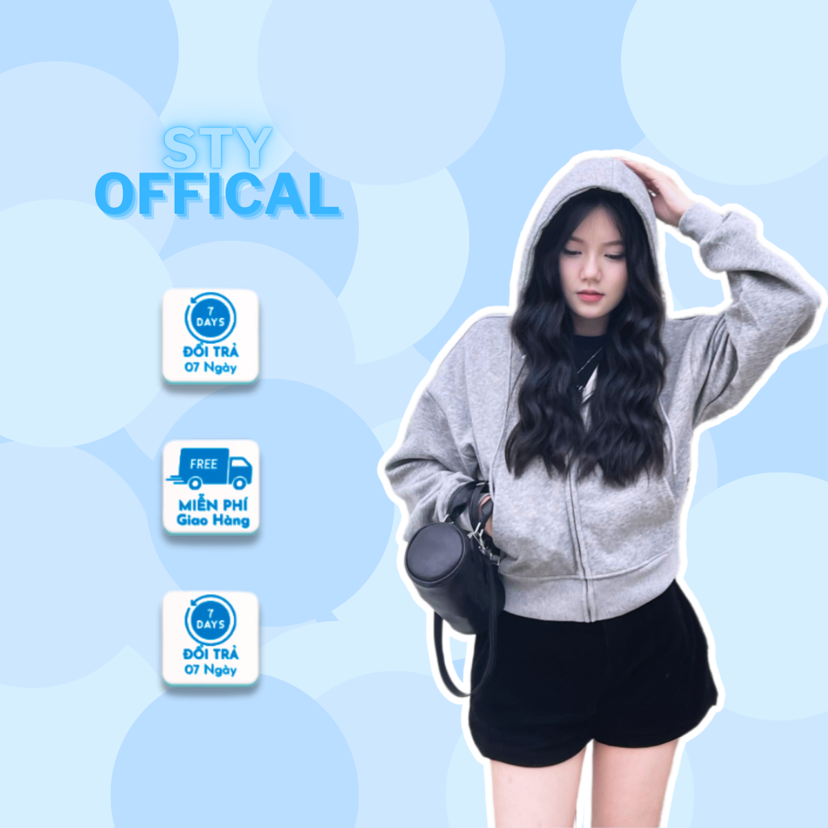 MỚI 2024] Áo Khoác Nỉ Hoodie Zip Crotop Trơn Form Rộng Unisex, Áo khoác hoodie zip dáng ngắn Zip20