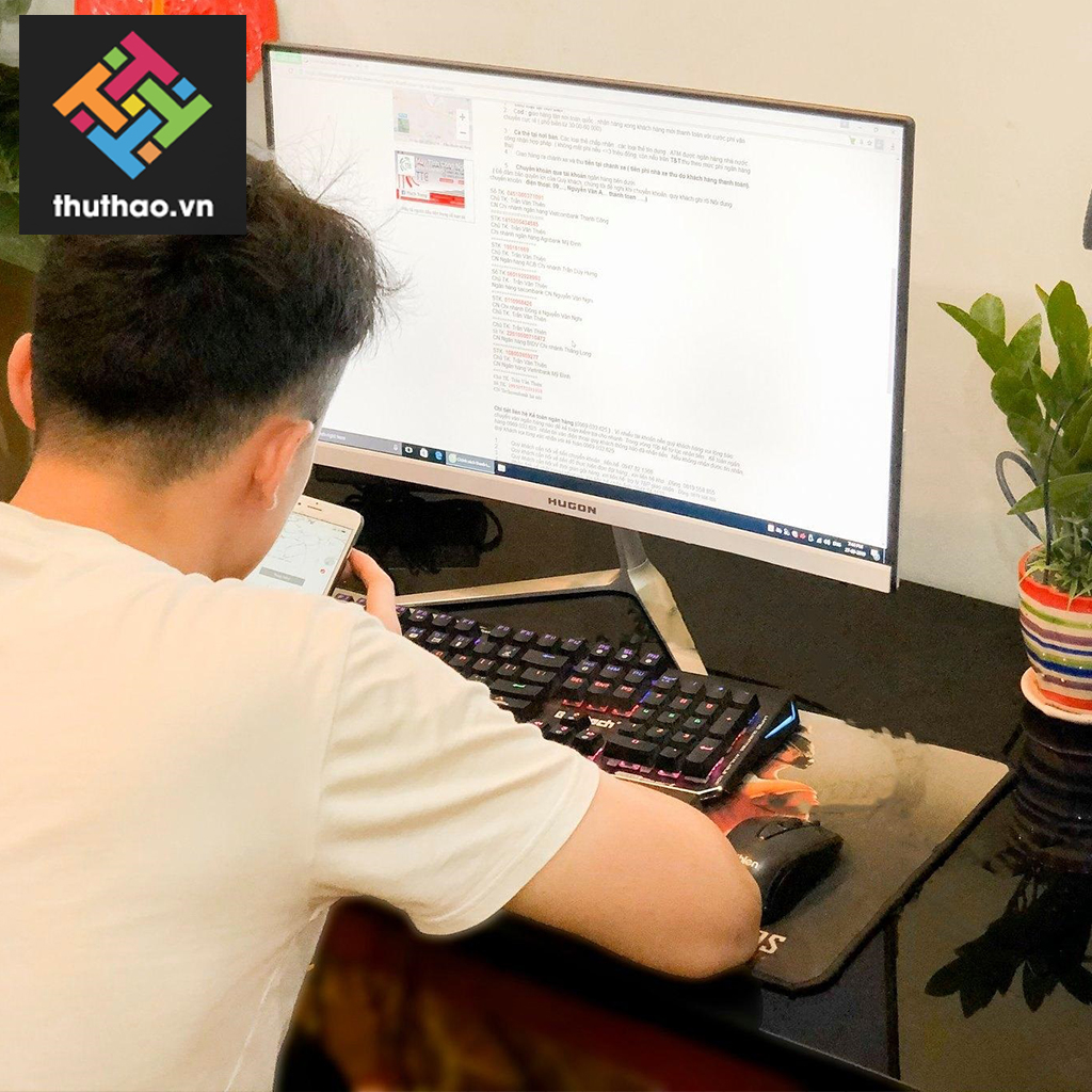 Màn hình cong 24 quốc tế mới 100% - hugon quốc tế 24 cong