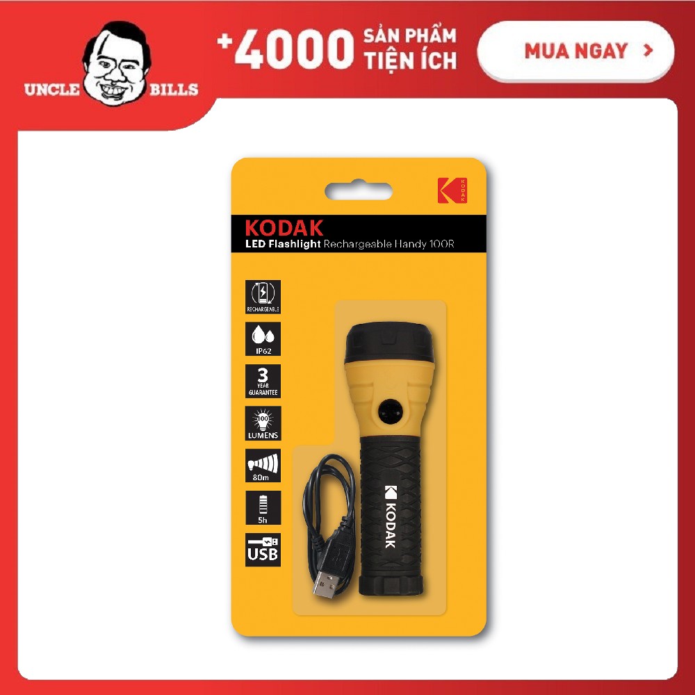 Đèn Pin Sạc Cầm Tay Kodak 100R UBL IL0360