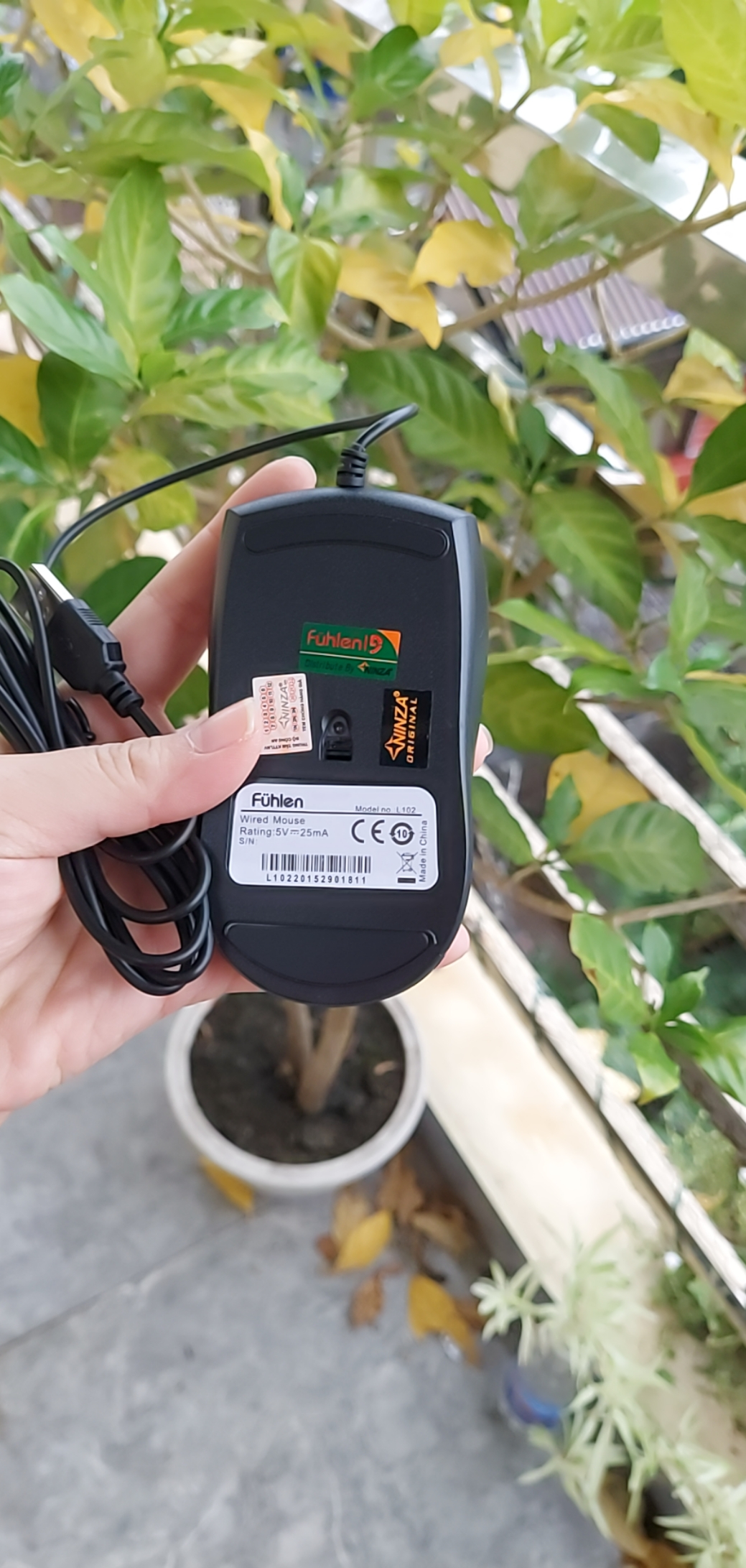 Chuột có dây rapoo n100/ usb