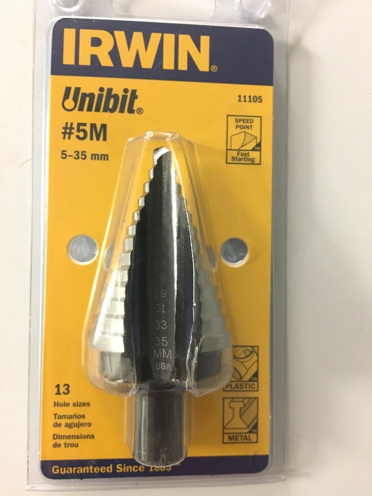 Mũi khoan tháp 5.0-35mm 1/2" khoan từ 5m irwin 11105