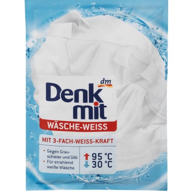 Bột tẩy trắng quần áo denkmit Đức