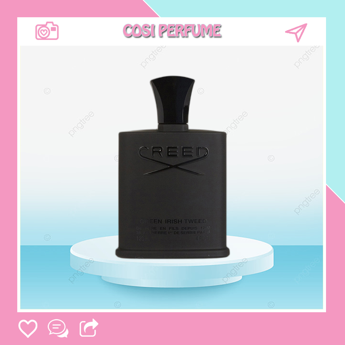 Nước hoa nam creed đen green irish tweed for men 100ml