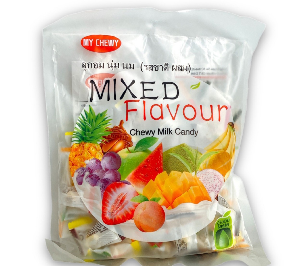 Kẹo vị trái cây tự nhiên, mềm, 11 vị trái cây xuất sứ Thái Lan, date xa