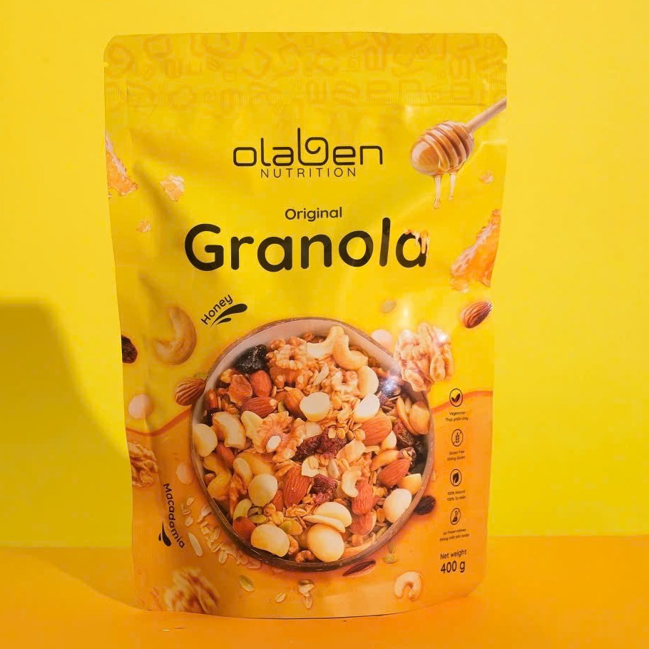  Olaben Nutrition Granola siêu hạt hỗ trợ giảm cân và ăn chay 