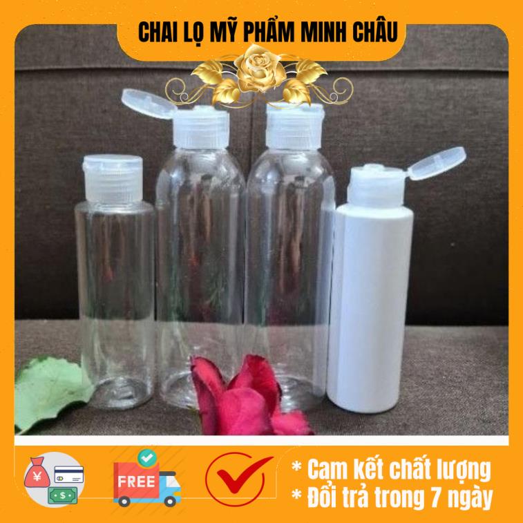 Chai nhựa pet nắp bật 250ml/200ml/150ml chiết mỹ phẩm