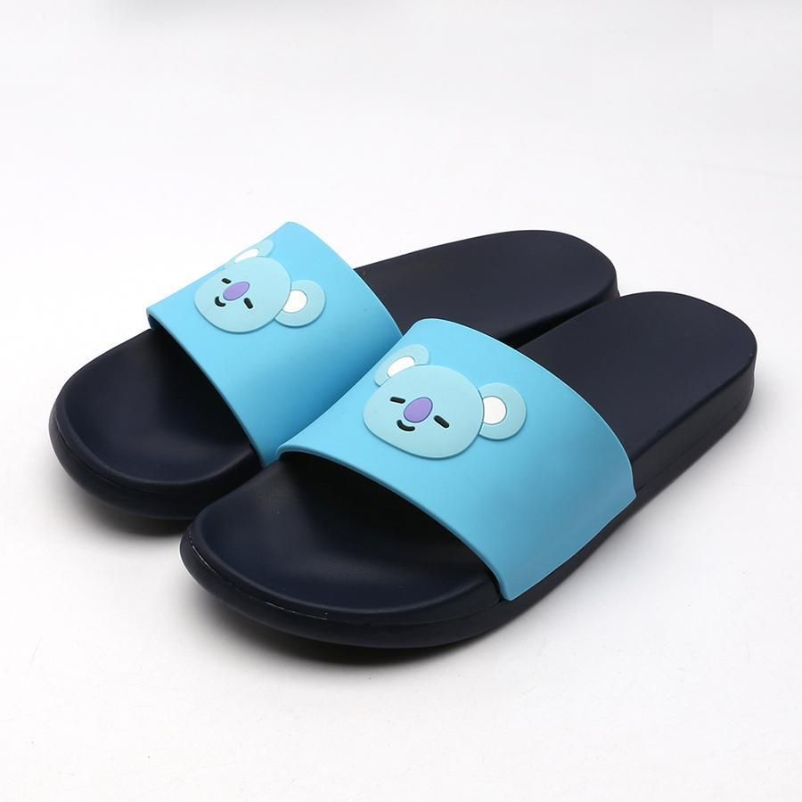 [HCM]Slipper BTS nhân vật BT21 đáng yêu ver 4 UNOFF - Dép đi trong nhà BTS BT21