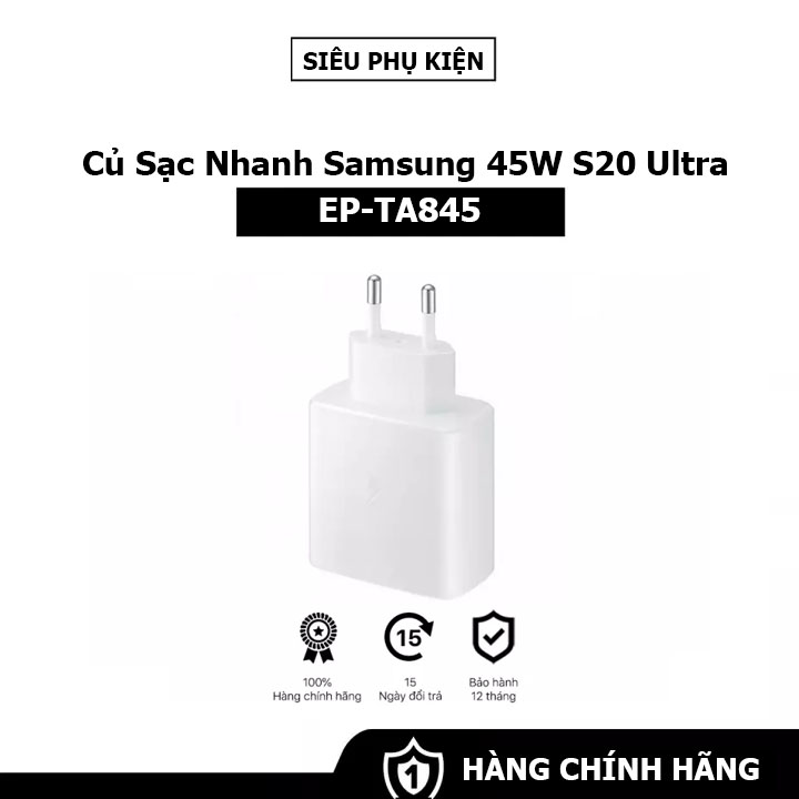 Cốc Sạc Nhanh Samsung Galaxy S20 Ultra 45W