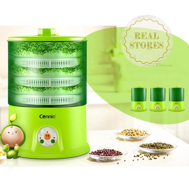 [Hàng Mới Sale Ngay Cho Nóng] MÁY LÀM GIÁ ĐỖ , RAU MẦM TƯƠI TẠI NHÀ LOẠI 2 TẦNG