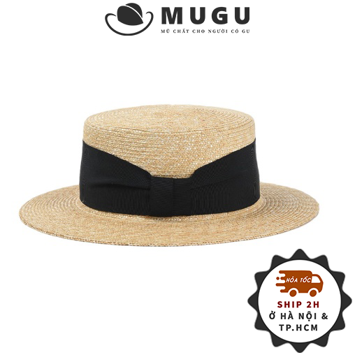 Mũ cói vành nhỏ mc33 dễ phối đồ - mũ cói đi biển điệu đà | mugu