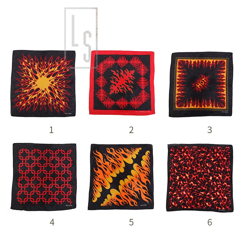 Khăn bandana ngọn lửa - bandana lửa cực cháy