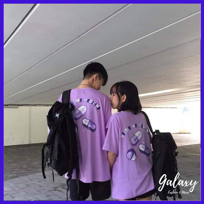 Sale Hot! Áo thun form rộng tay lỡ ( 40-70kg) Medicine cực đẹp, áo phông dáng rộng siêu hot hit giá rẻ - Galaxy Store