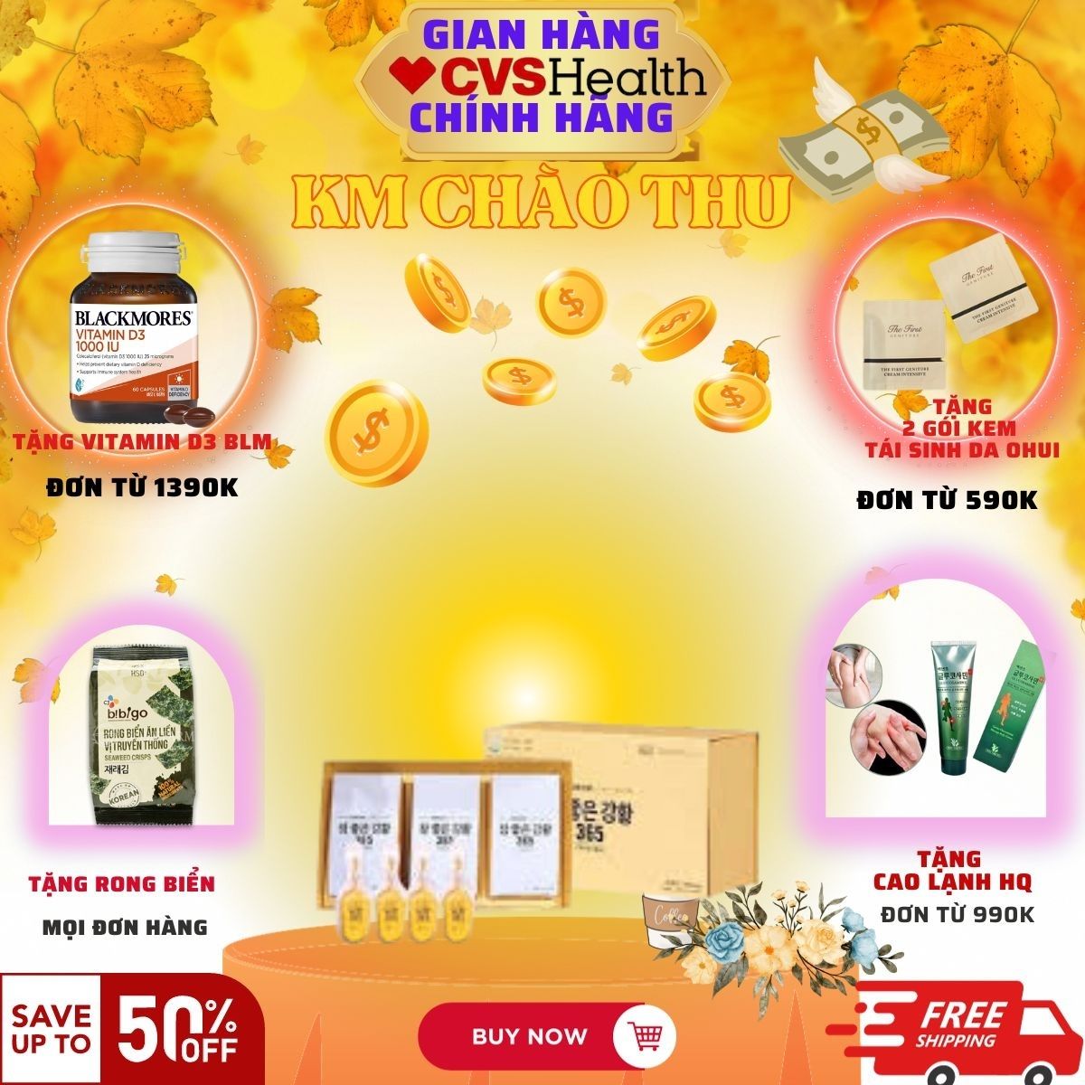 Tinh nghệ nano 365 hàn quốc hộp 32 tép
