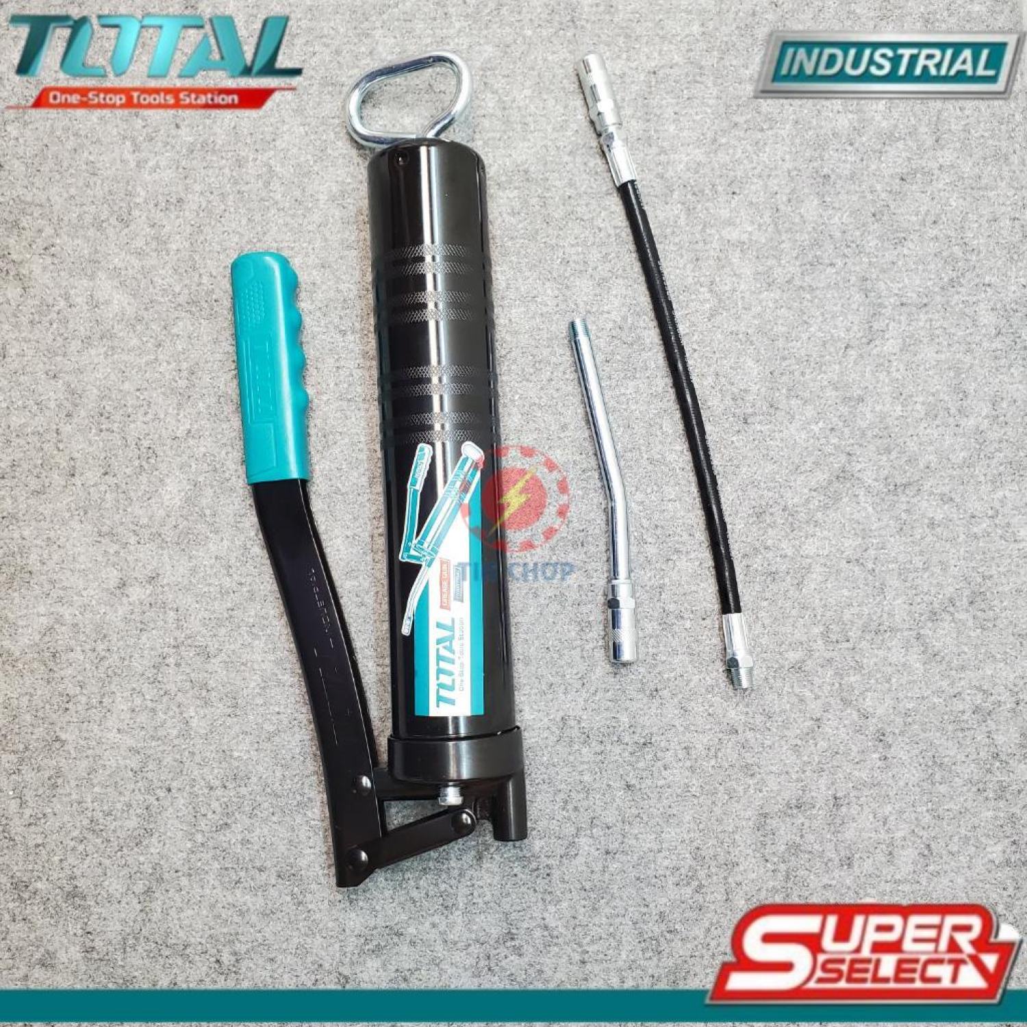 Súnɡ bơm mỡ total tht111051 dung tích 400cc áp suất làm việc 4500 psi áp suất tối đa 10000 psi hàng chính hãng