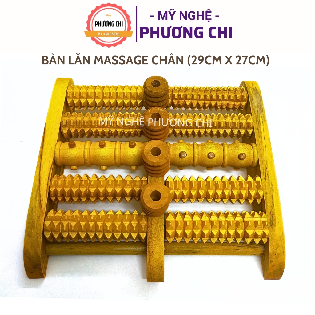 Bàn lăn chân massage bằng gỗ tự nhiên bấm huyệt thư giãn hiệu quả - Mỹ Nghệ Phương Chi