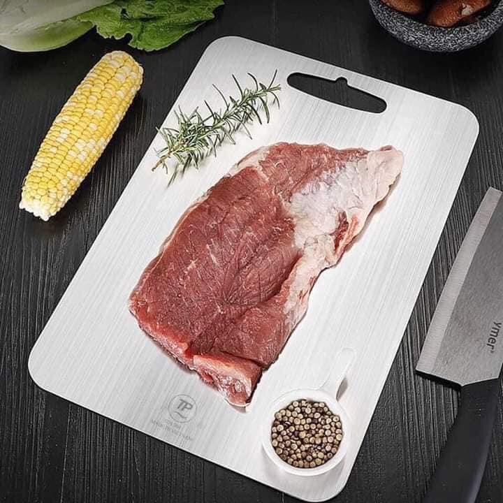 Thớt inox kháng khuẩn tiện lợi vệ sinh