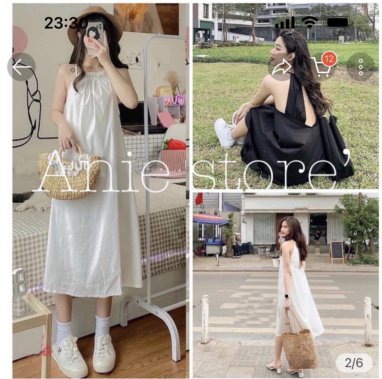 Đầm yếm khoét lưng , thiết kế dễ thương, tươi tắn, phong cách hàn quốc TT 16