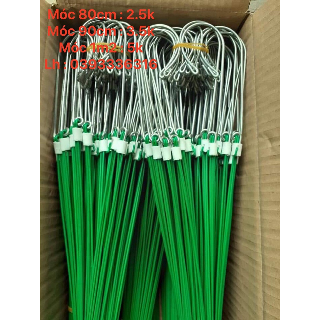 20 móc bọc nhựa 80cm loai 1 bền đẹp