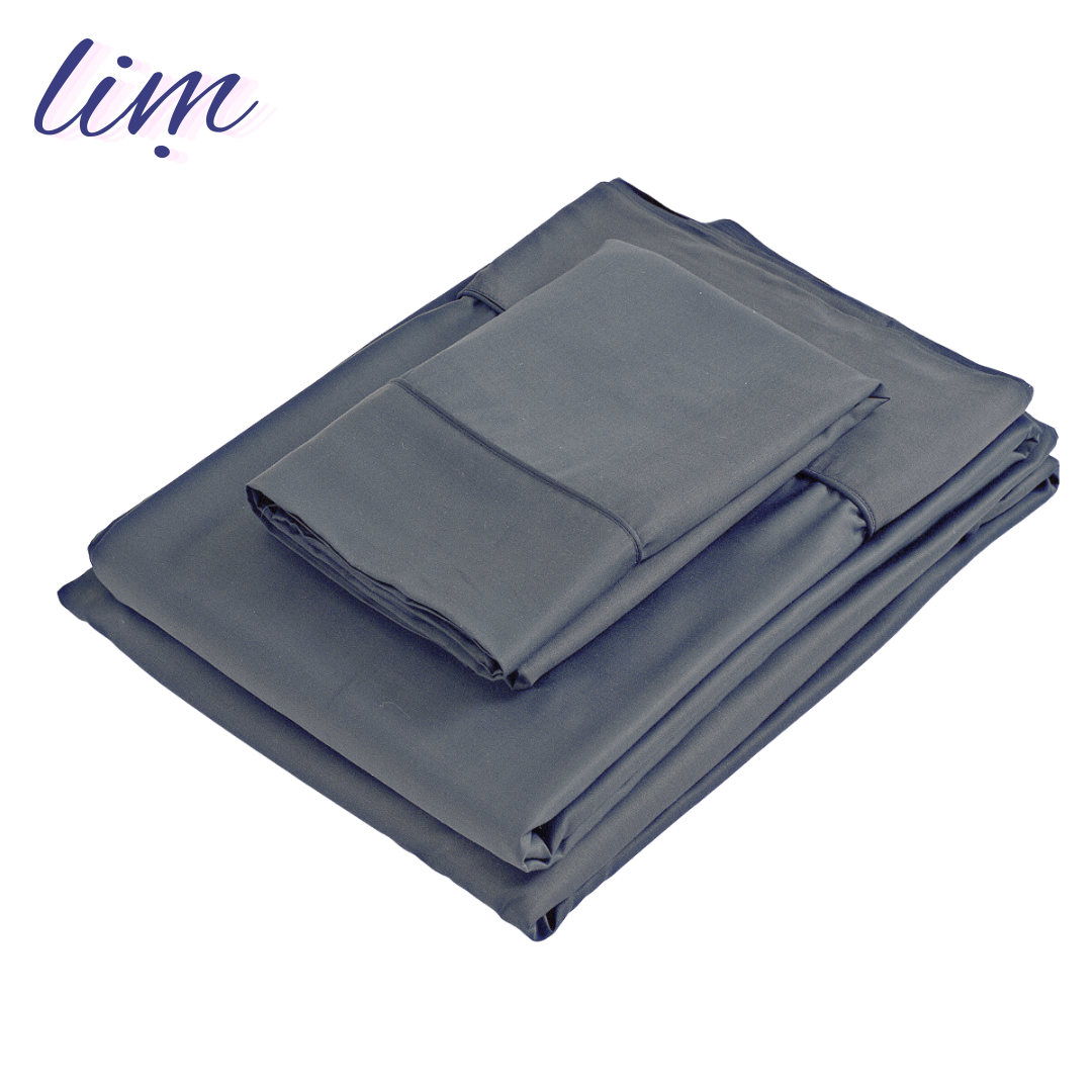 Vỏ Gối Nằm Vỏ Gối Ôm Sợi Tre Cao Cấp P Home™️ Xuất Mỹ Ghi Tối Dark Grey