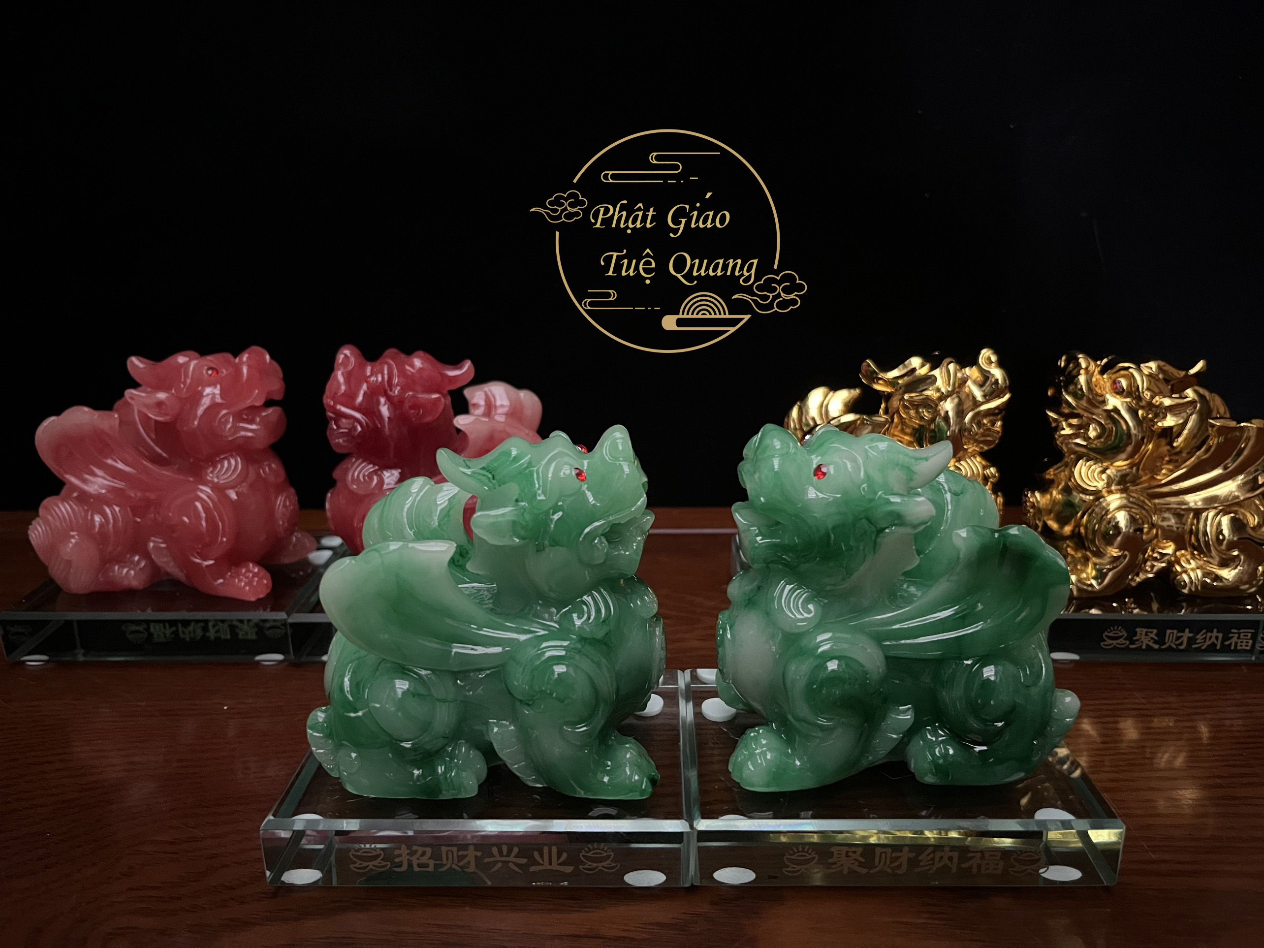 Cặp đôi tỳ hưu út 210 đế kiếng - phật giáo tuệ quang