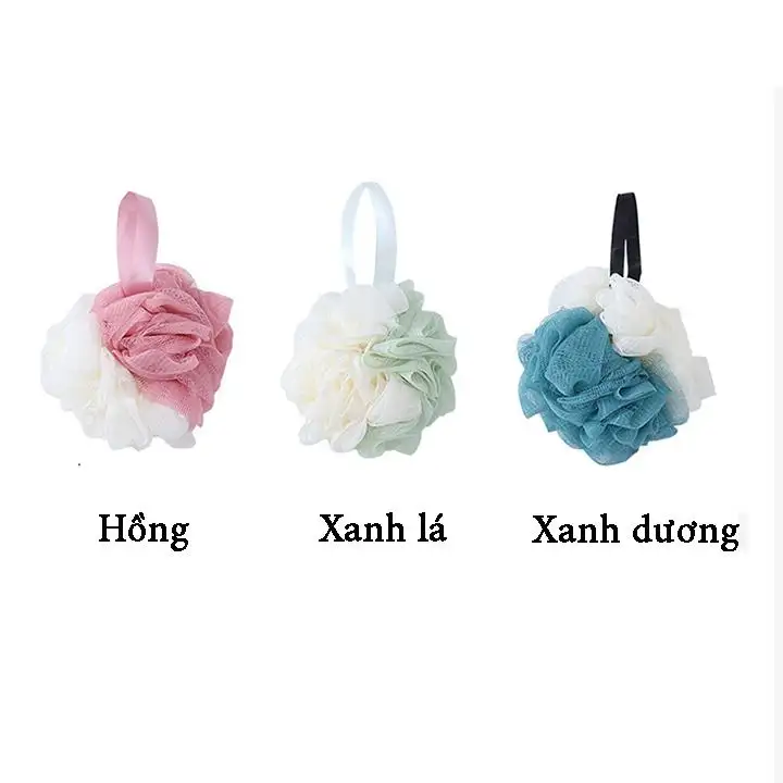 Bông tắm tròn cao cấp 2 màu hàng xuất | Lazada.vn