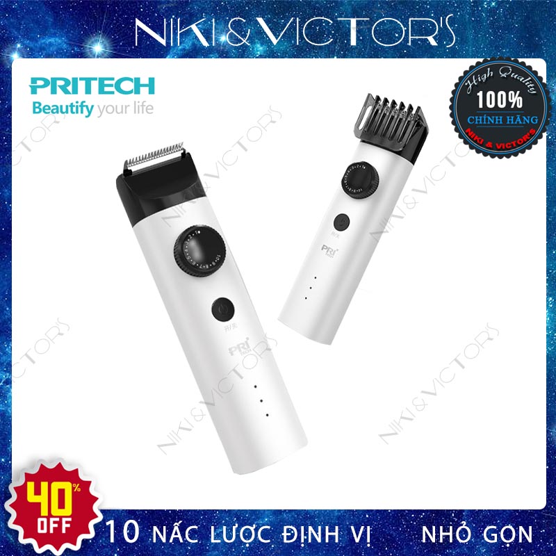 Tông đơ điện không dây sạc pin usb tông đơ cắt tóc cao cấp tiện dụng pritech