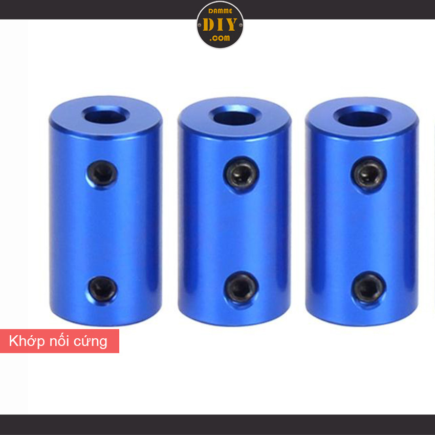 Khớp nối trục hợp kim nhôm cnc d14 l25 5-5, 5-8mm khớp nối cứng