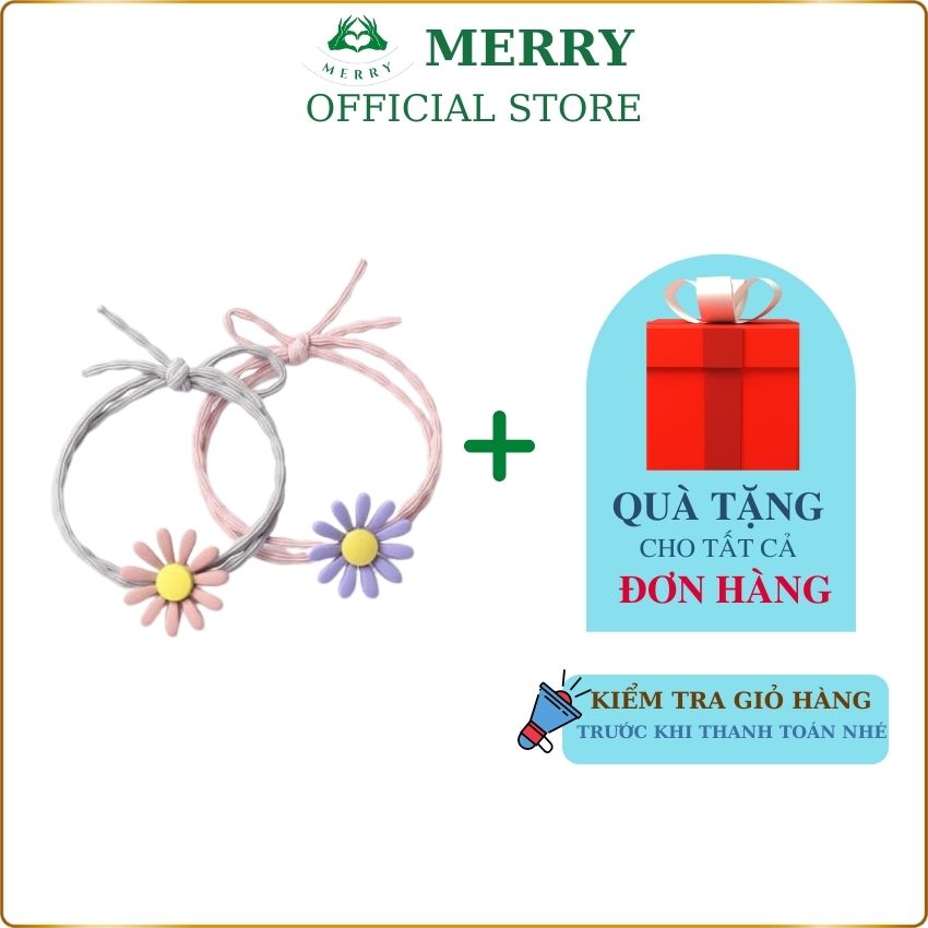 Dây Buộc Tóc Hoa Cúc Co Dãn Thời Trang Hàn Quốc Nhiều Màu Sắc