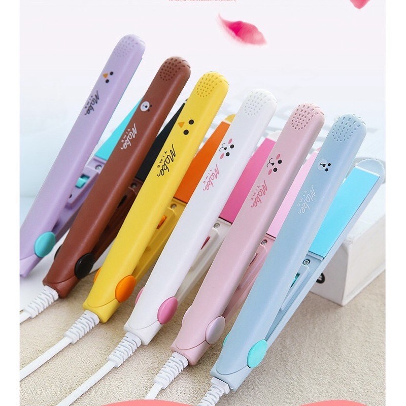 Máy là, ép,uốn ,duỗi tóc mini nhỏ gọn tiện lợi. hàng sẵn