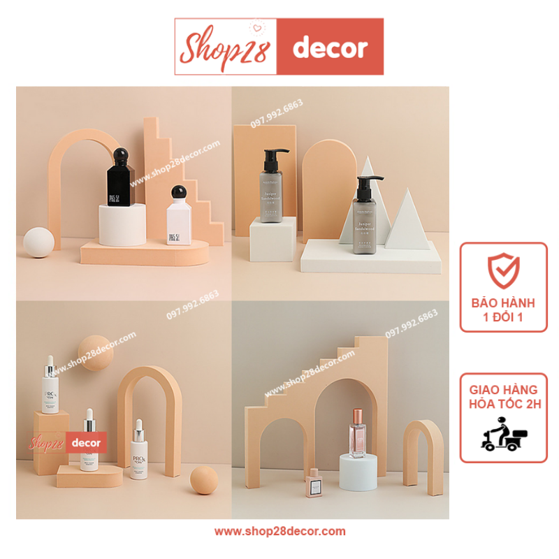 Khối hình trang trí, chụp ảnh sản phẩm - Shop28Decor.com