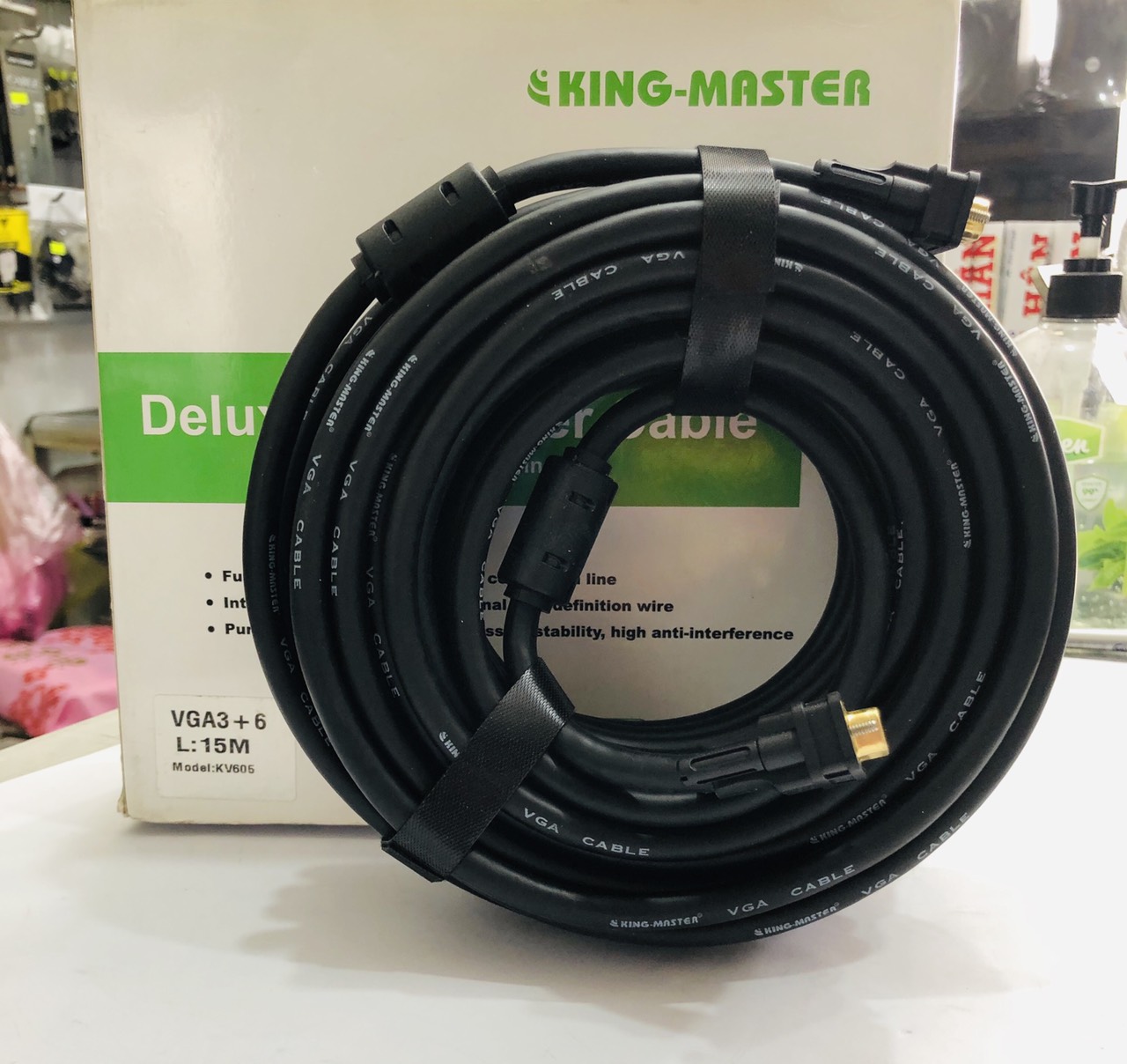 Cáp vga king-master dài 15m