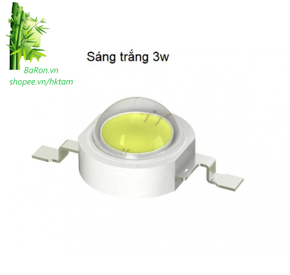 Chíp led luxeon 3W sáng trắng (3 bóng)