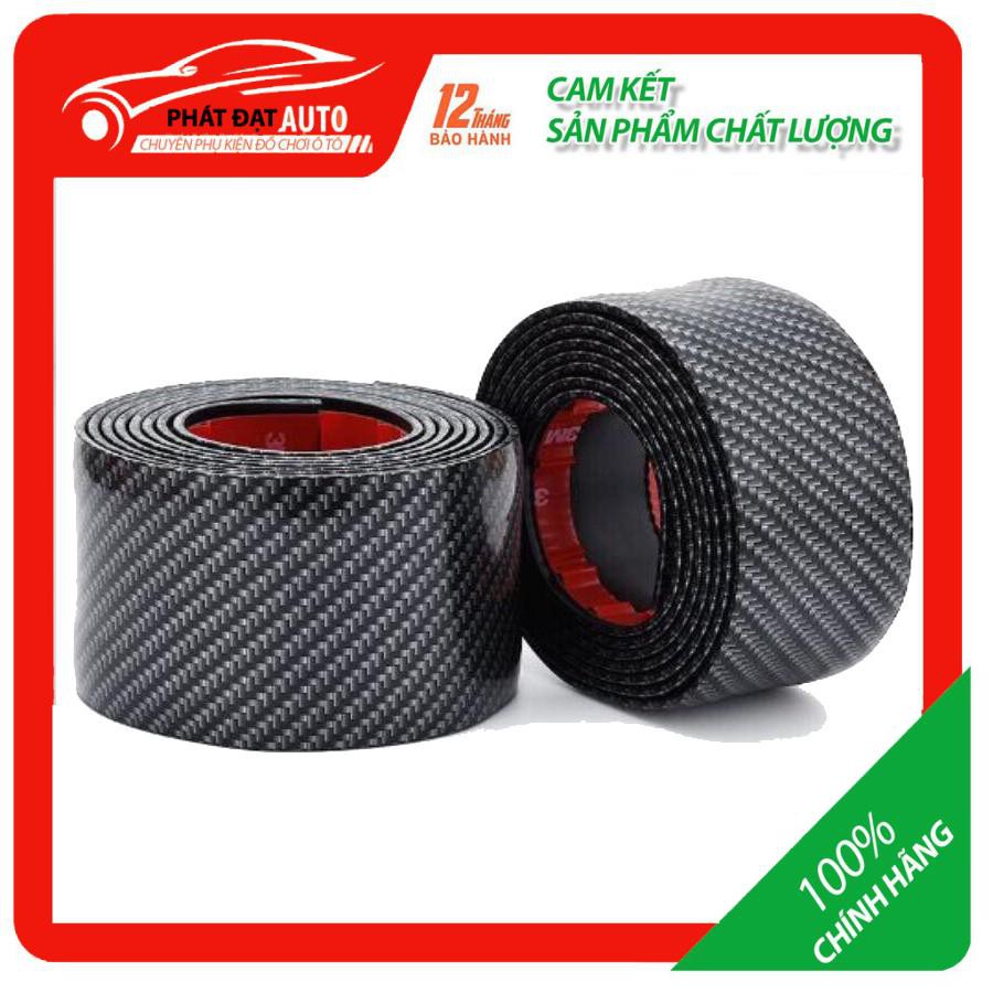 [HCM]Nẹp carbon,nẹp cacbon trang tríchống xước cho xe ô tô  cuộn 1m