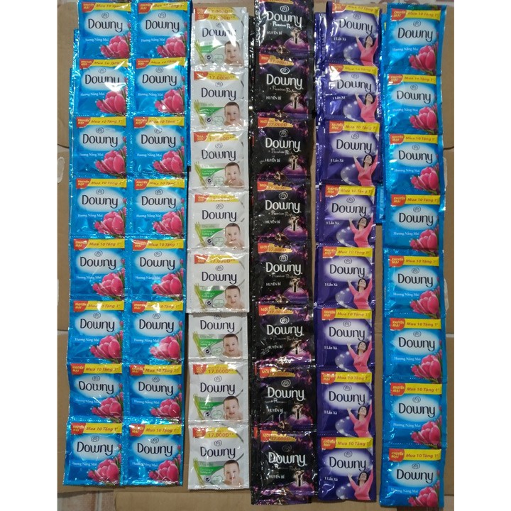 Dây xả vải downy dây 10 gói - dgd-nxv-01 - huyền bí