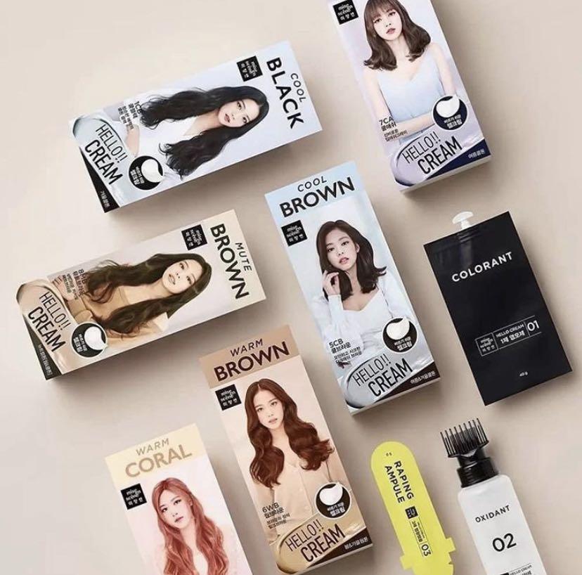 Thuốc Nhuộm Tóc Hello Cream Mise En Scene Blackpink 125g
