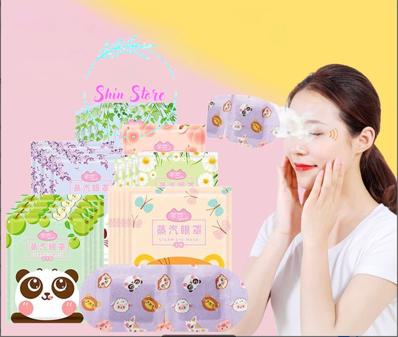    Mẫu Mới   50 Mặt Nạ Mắt CHườm Nóng Xông Hơi Nội Địa Trung Thư Giãn Cho Mắt Giảm Mệt Mỏi Dễ Ngủ Thư giãn Êm dịu 