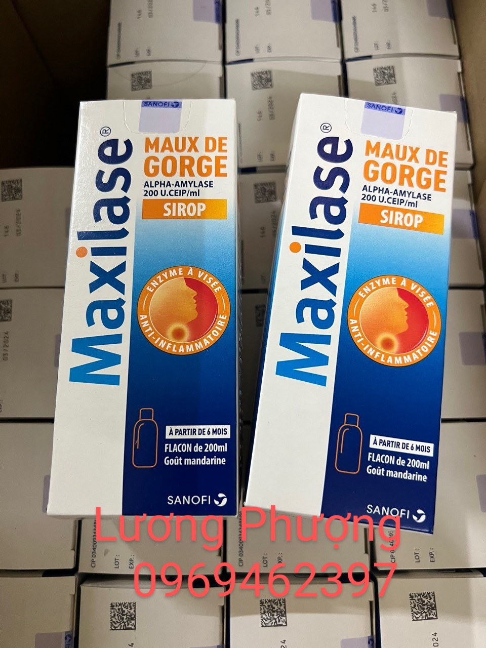 Siro Maxilase 200ml - Pháp cho bé từ 6 tháng tuổi và người lớn