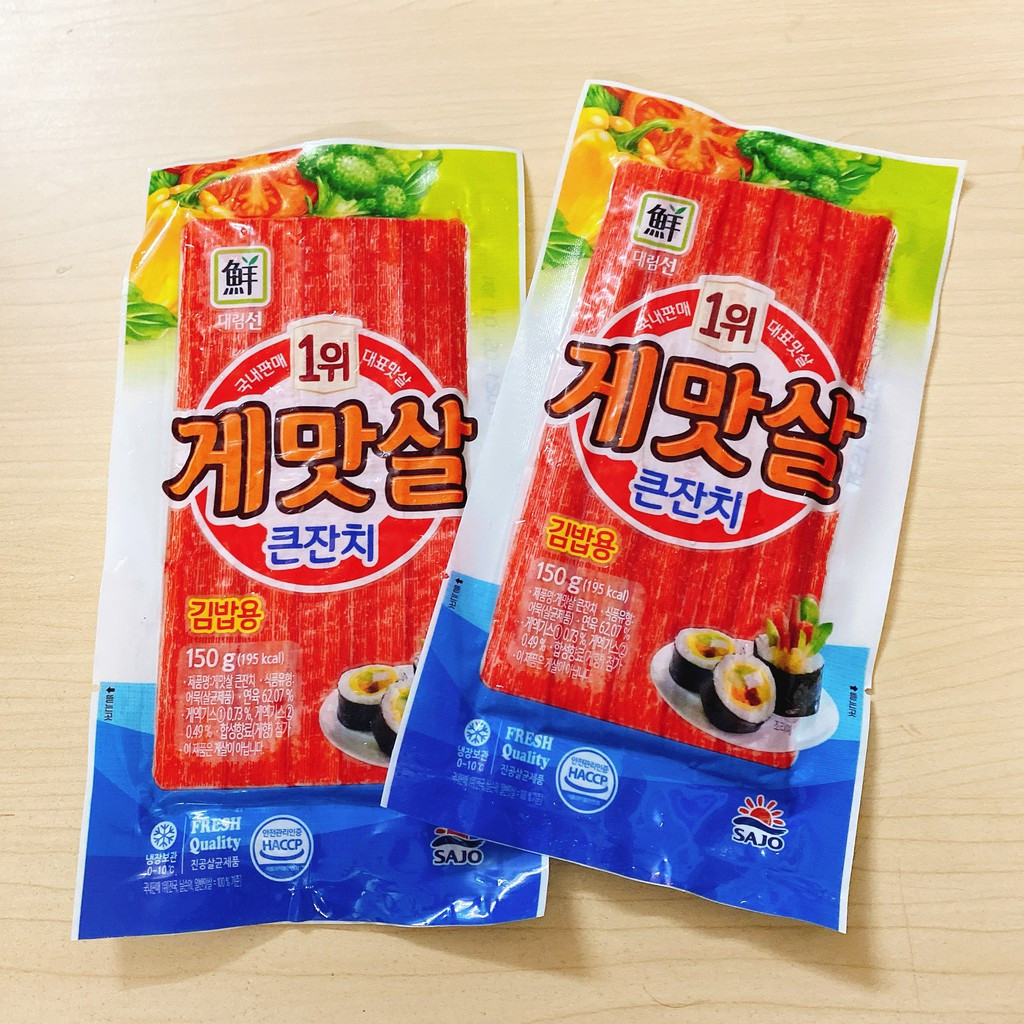 Thanh Cua nhập khẩu Hàn Quốc cuộn kimbap Sajo 150g