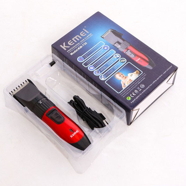 Tông Đơ Cắt Tóc Kemei 730 Siêu Sắc Bén, Tăng Đơ Cắt Tóc Cho Bé Sạc Pin Tiện Lợi, Máy Cắt Tóc Gia Đình Chuyên Nghiệp Dễ Sử Dụng