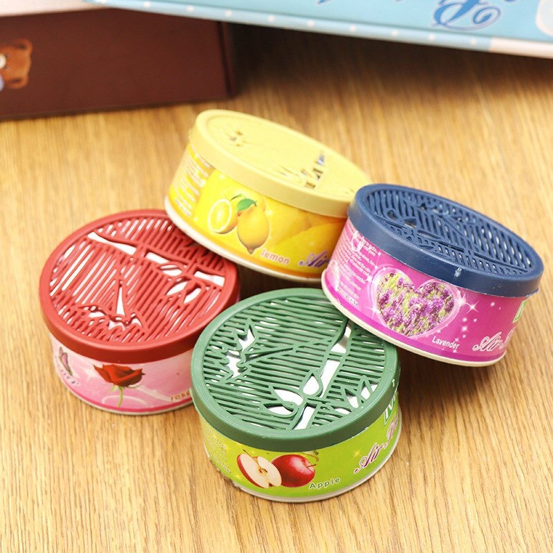 Hộp sáp thơm mini nhiều mùi hương air freshener khử mùi, làm thơm phòng, xe hơi, nhà vệ sinh