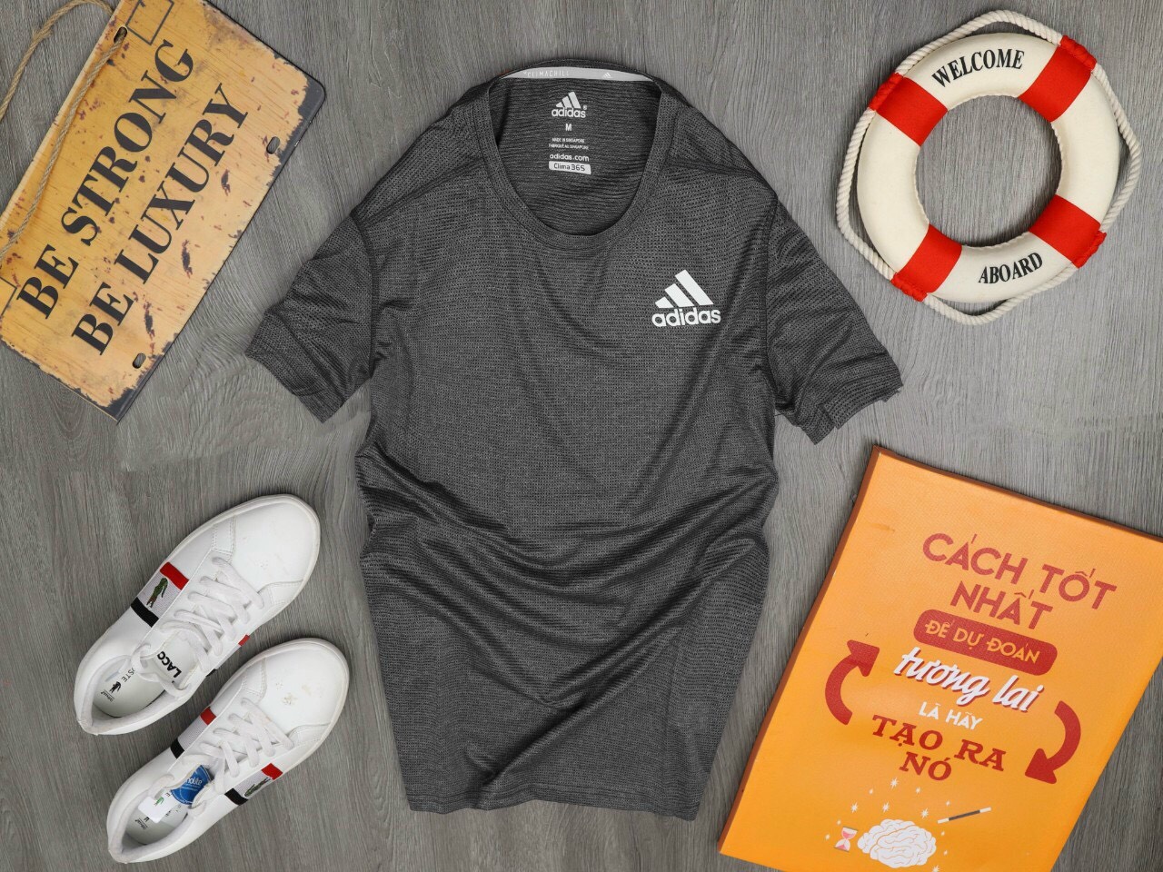 Áo thun thể thao nam Men's ADlDAS AD010 - Vải dệt kim - Cường Thanos Sport thời trang thể thao nam 2 đánh giá