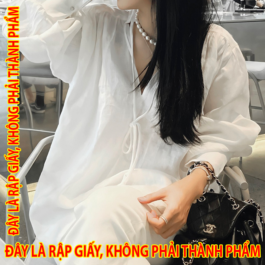 Rập Giấy SM019 - Áo sơ mi phong cách THY3