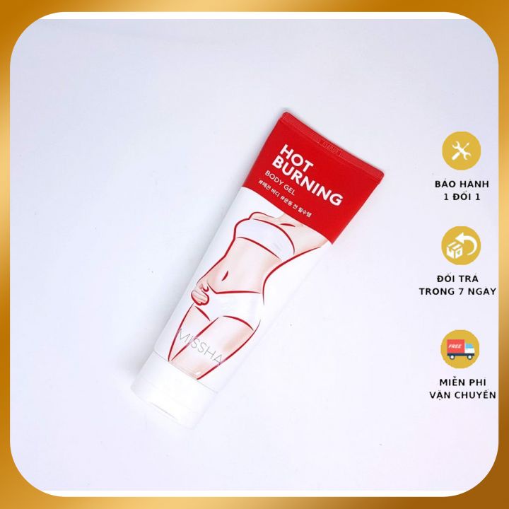 Kem tan mỡ missha hot burning body gel hàn quốc